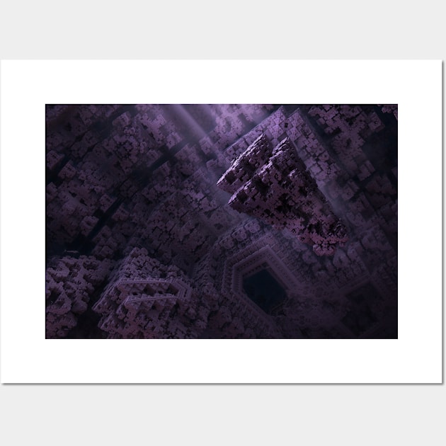 Fractal Cave Wall Art by SeryoghinArt